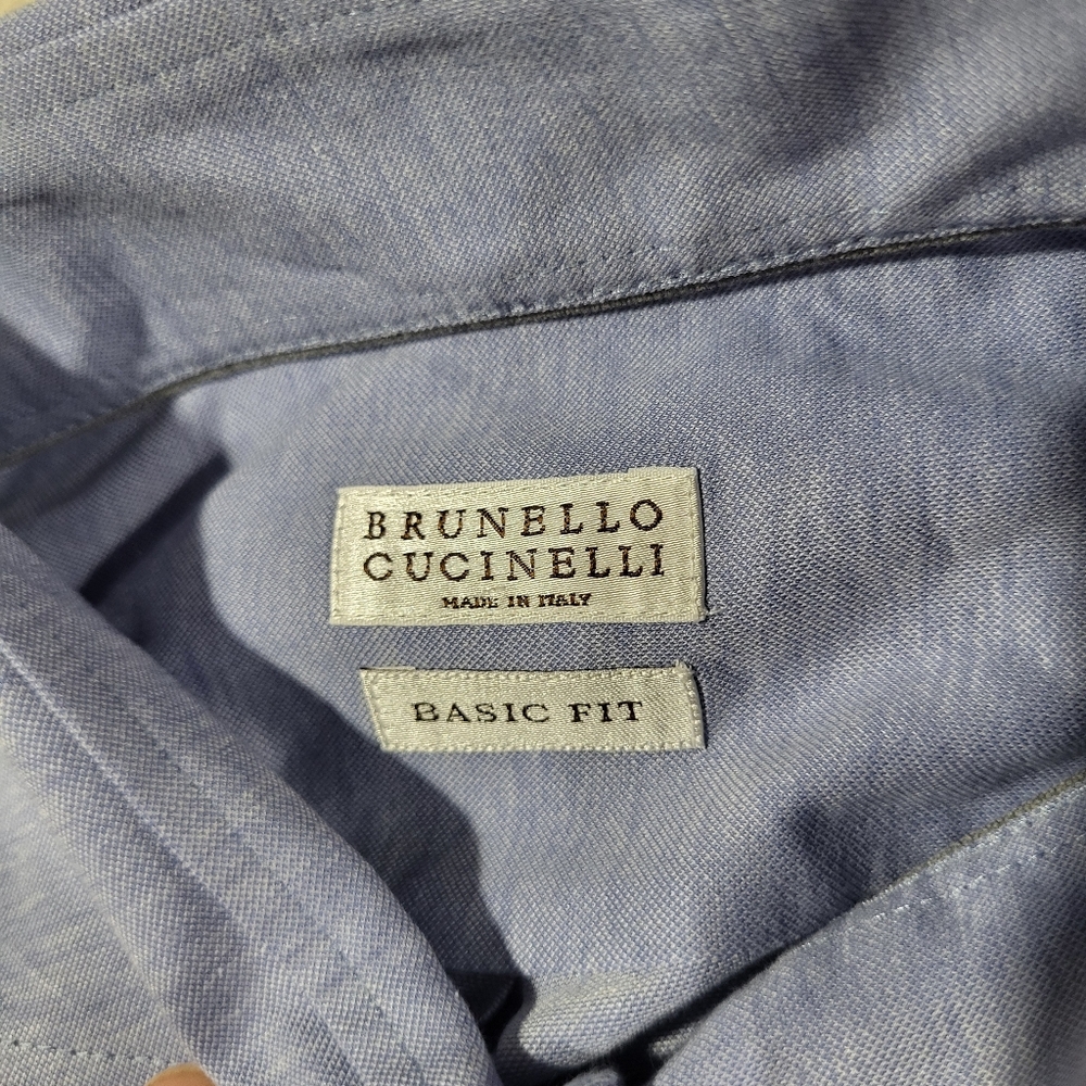 Brunello Cucinelli Button Down Basic Fit Shirt Lo… - image 6